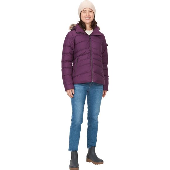 ❄️NWT❄️Women's Marmot Ithaca Down Puffer Jacket with Faux Fur❄️ - Picture 10 of 14